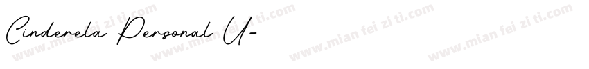 Cinderela Personal U字体转换